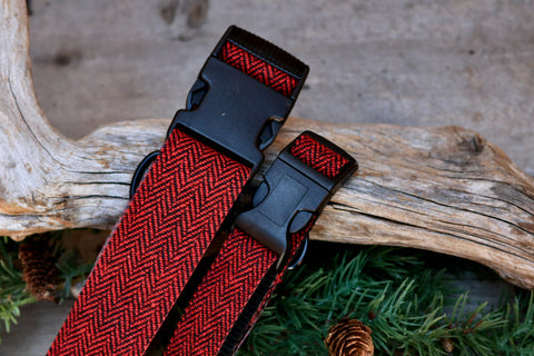 Classic Red 1" and 1.5" Collar