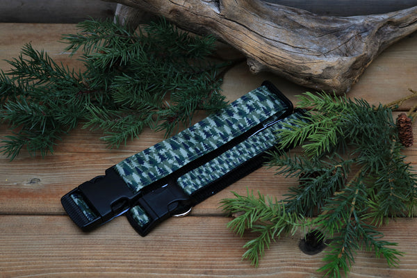 Treeline Camo 1" and 1.5" Collar
