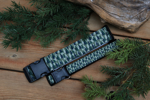 Treeline Camo 1" and 1.5" Collar