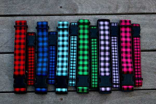 Plaid 1" and 1.5" Collar (six colours)