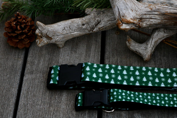 Green Christmas 1.5" Collar