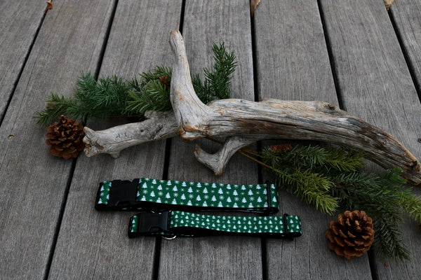 Green Christmas 1.5" Collar