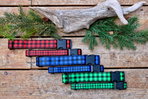 Plaid 1/4", 1" and 1 1/2" Collar (six colours)