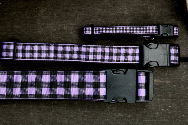 Plaid 1/4", 1" and 1 1/2" Collar (six colours)