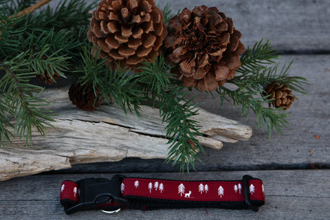 Little Cabin 3/4" Collar (Red - S Only)